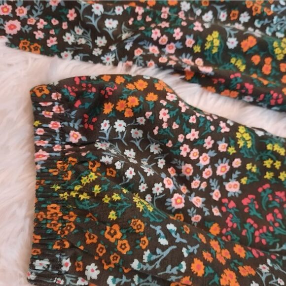 NEW Eddie Bauer Peasant Top Floral - Picture 4 of 11